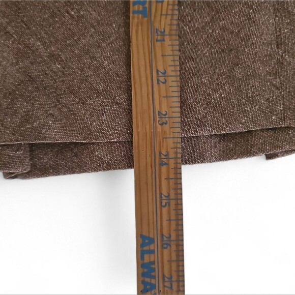 Ann Taylor Wool Silk Tweed A-Line Skirt Sz 6 Brown Timeless Winter Work Classic - Picture 10 of 12
